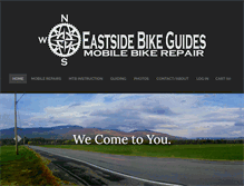 Tablet Screenshot of eastsidebikeguides.com